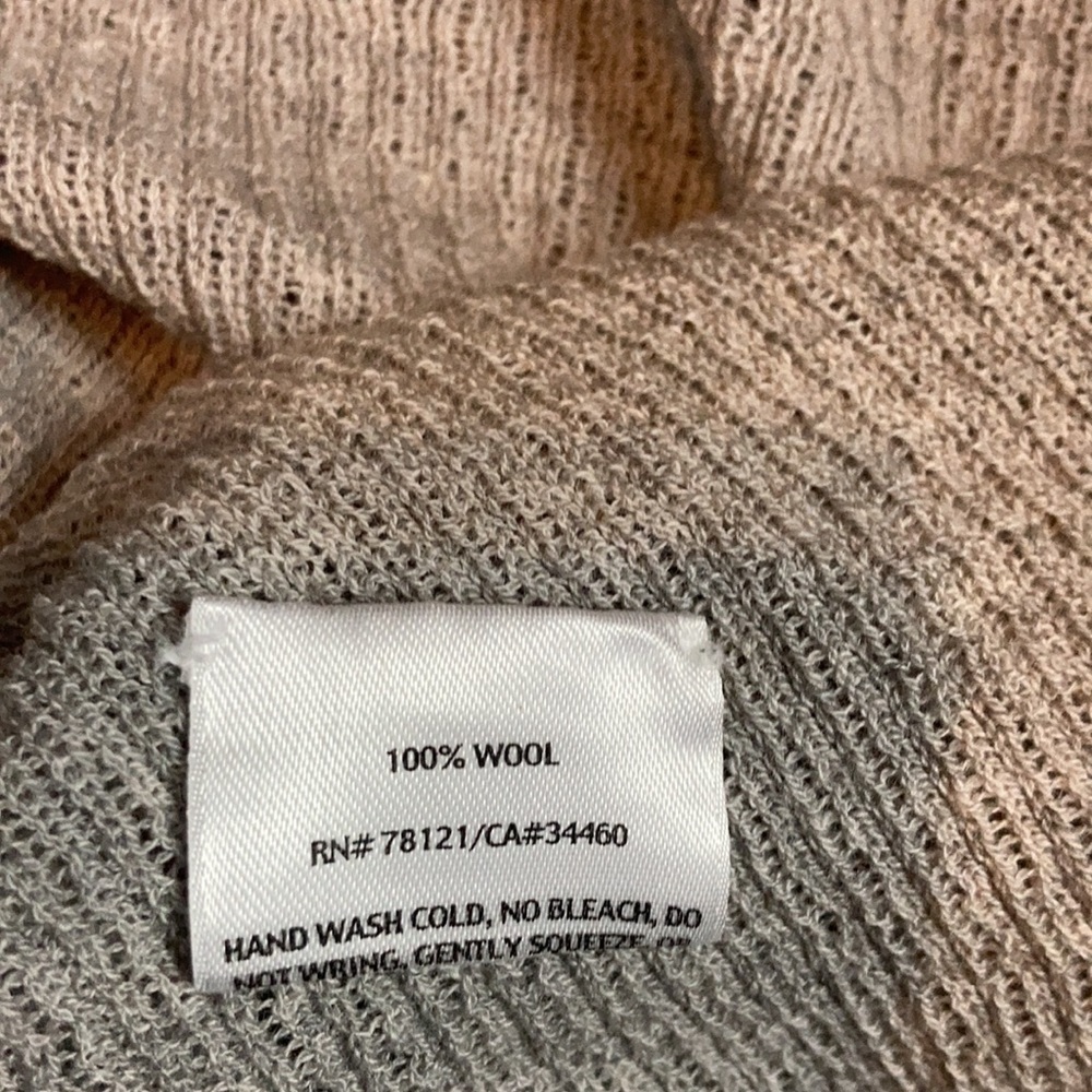 Eileen Fisher wool open-front cardigan in gray. Size medium. - Picture 4 of 5